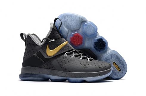 Unisex basketbalové boty Nike Zoom Lebron XIV 14 Wolf Grey Gold SBR