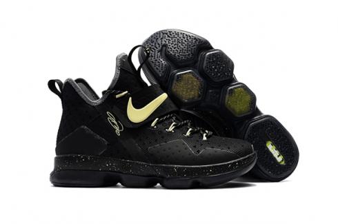 Nike Zoom Lebron XIV 14 Black Gold Unisex Basketball Shoes SBR Glowing