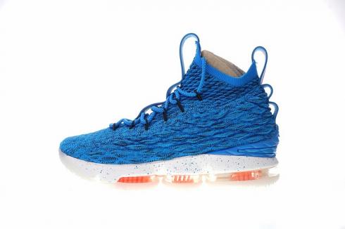 Nike LeBron 15 HWC Hardwood Classics Sneaker Photo Blue AO1754-400