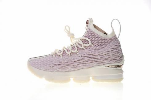 Nike LeBron Performance 15 XV Rose Gold Zipper AJ3938-900