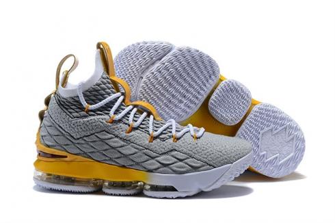 Nike Zoom Lebron XV 15 EP LBJ15 Grå Gul 897648-705