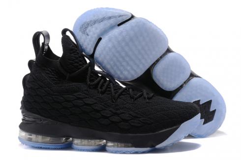 Scarpe da basket Nike Zoom Lebron XV 15 Uomo Nero Tutto Blu