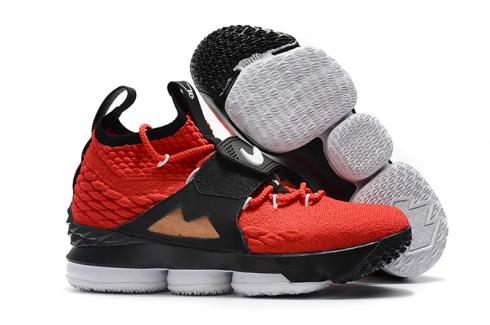 Nike Zoom Lebron XV 15 mænd basketballsko sort kinesisk rød guld