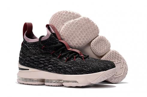Nike Zoom Lebron XV 15 Mænd Basketball Sko Sort Grå Pink