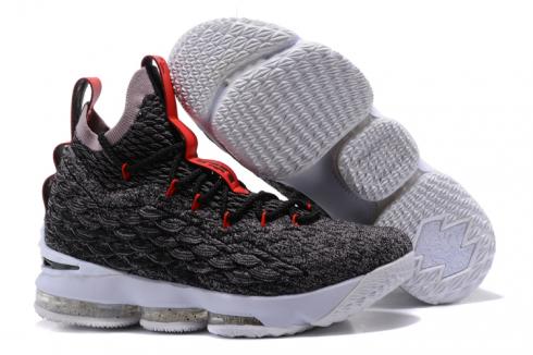 Nike Zoom Lebron XV 15 Pánské basketbalové boty Černá Bílá Červená