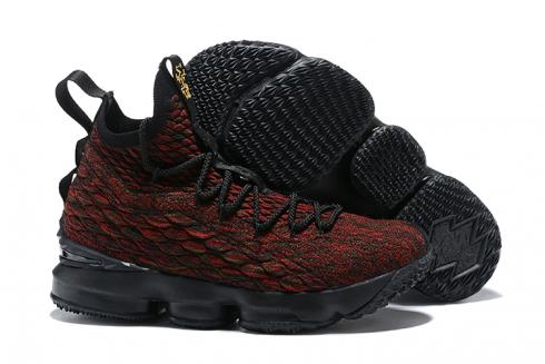 Nike Zoom Lebron XV 15 Pánské basketbalové boty Černá Wine Red Special