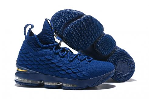 Nike Zoom Lebron XV 15 Hombres Zapatos De Baloncesto Azul Profundo Todo