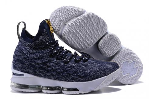 Pánské basketbalové boty Nike Zoom Lebron XV 15 Deep Blue White