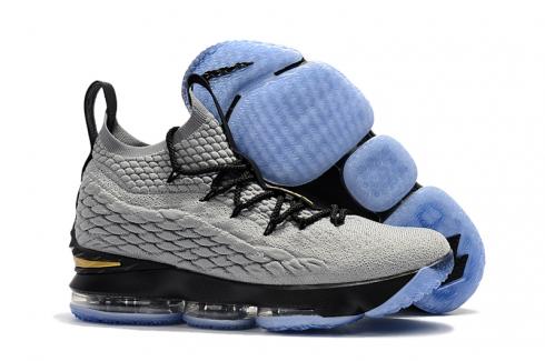 Nike Zoom Lebron XV 15 Pánské basketbalové boty Šedá Černá Modrá