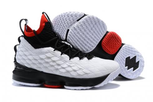 Nike Zoom Lebron XV 15 Pánské basketbalové boty Bílá Černá Červená Speciální