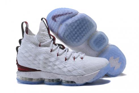Pánské basketbalové boty Nike Zoom Lebron XV 15 White Deep Red Special
