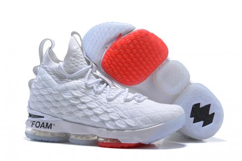 Nike Zoom Lebron XV 15 Mænd Basketball Sko Hvid Special