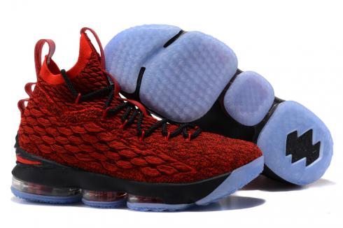 Nike Zoom Lebron XV 15 Men Basketball Shoes Wine Red Black