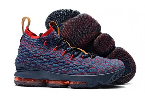 Nike Zoom Lebron XV 15 Dámské basketbalové boty Deep Blue Red