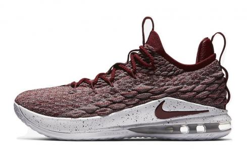 Nike LeBron 15 Low Team Red Taupe Gris Vast AO1755-200
