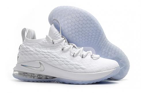 Lebron 15s all white online