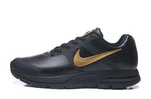 Nike Air Zoom Pegasus 30 Negro Oro Zapatos para correr para hombre 599206-081