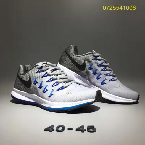 Nike Air Zoom Pegasus 33 Pánské běžecké boty Šedá Modrá Bílá