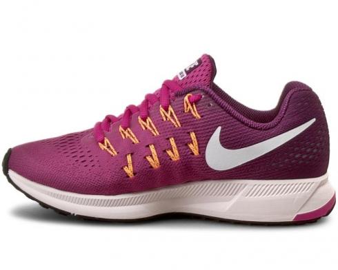 Sepatu Lari Wanita Nike Air Zoom Pegasus 33 Pink Ungu 831356-602