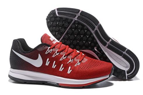 кроссовки Nike Zoom Pegasus 33 Flywire Mesh красный черный белый 831352-601
