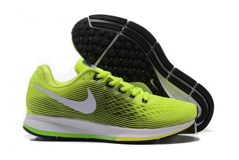 Nike Air Zoom Pegasus 34 EM รองเท้าวิ่งผู้ชายรองเท้าผ้าใบ Trainers Bright Green 831350-010