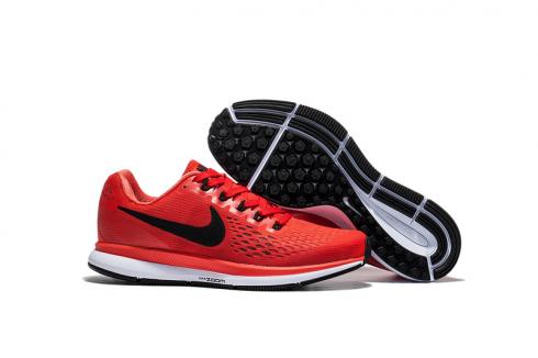 Nike Air Zoom Pegasus 34 EM Pure Rot Weiß Herren Laufschuhe Sneakers Trainers 880555-600