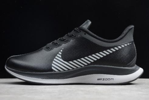 2020 Nike Air Zoom Pegasus 35 SHIELD Hitam Putih Pria Ukuran BQ3290 001
