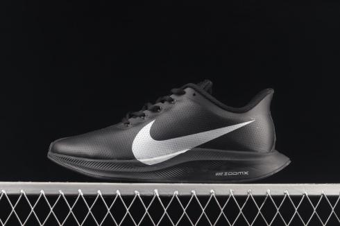 Nike Zoom Pegasus 35 Turbo 黑白金屬銀色鞋 AJ4114-071