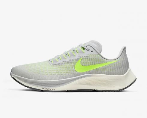 Nike Air Zoom Pegasus 37 รองเท้าวิ่งสีขาวสีเขียวสีเทา BQ9646-003