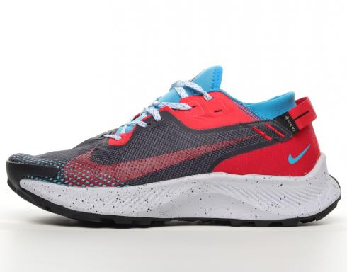 Nike Air Zoom Pegasus Trail 2 Siyah Üniversite Kırmızı Mavi CK4305-222,ayakkabı,spor ayakkabı