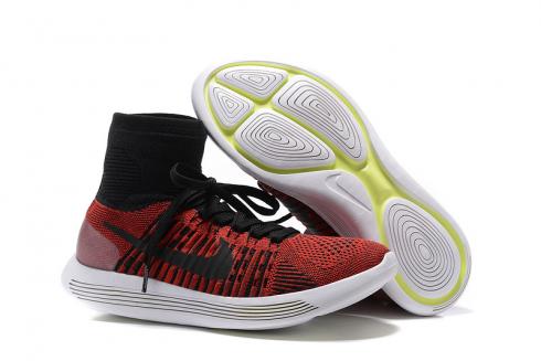 Nike Lunarepic Flyknit Đen Trắng Đỏ Nam Giày Chạy Bộ Giày Huấn Luyện Viên 835924-993