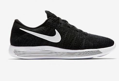 Nike Lunar Epic Low Flyknit Chaussures Homme Baskets Noir Blanc 843764-002