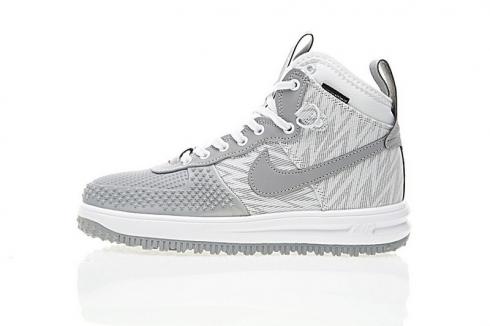 GmarShops - Nike Lunar Force 1 Duckboot KPU White Lightning Grey Shoes 805899 - 207 - AGL contrasting-stitch boots