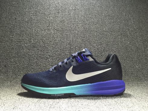 Nike Air Zoom Structure 21 para mujer Thunder Blue metálico 904701-401