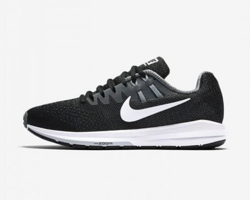 Giày Nike Air Zoom Structure 20 Đen Trắng Wolf Grey Nam 849577-003