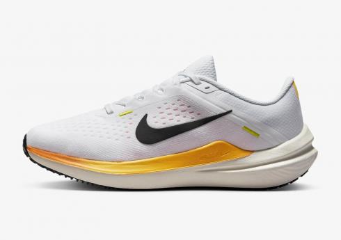 Nike Air Winflo 10 白色黑色 Citron Pulse 鮮豔橙色 DV4023-101