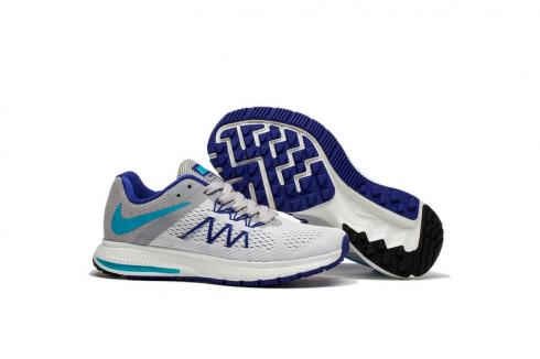 Nike Zoom Winflo 3 Blanco Gris Azul Púrpura Mujer Zapatillas Zapatillas Zapatillas 831561