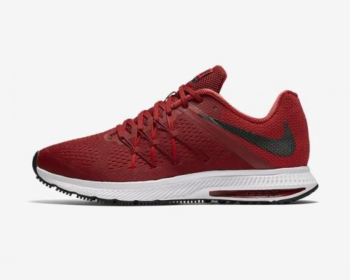 Sepatu Lari Pria Nike Zoom Winflo 3 Putih Merah Hitam 831561-602