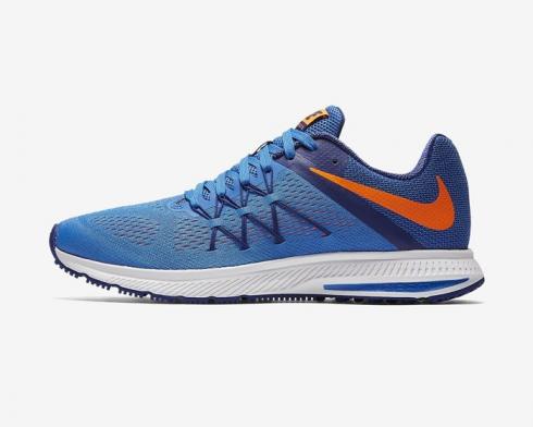 Nike Zoom Winflo 3 Blue Total Orange løbesko til mænd 831561-402