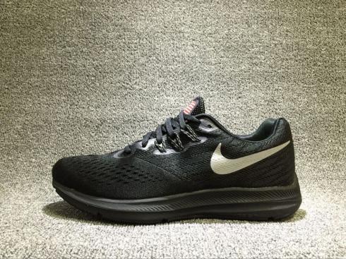 Nike Zoom Winflo 4 Black Training Athletic Sneaker 898466-999 .