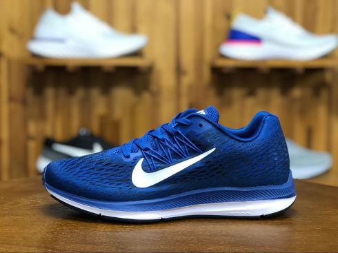 Nike Zoom Winflo 5 藍白色男士跑步鞋 AA7406-400