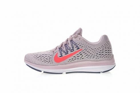 Nike Zoom Winflo 5 顆粒玫瑰網狀跑鞋 AA7414-600
