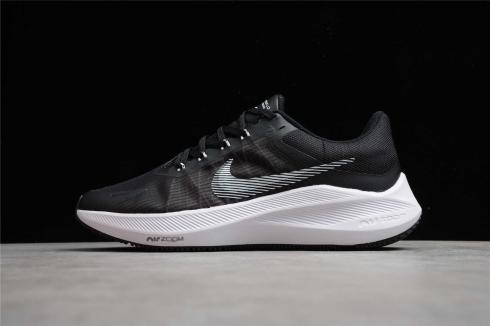 נעלי ריצה של Nike Zoom Winflo 8 שחור לבן CW3419-006