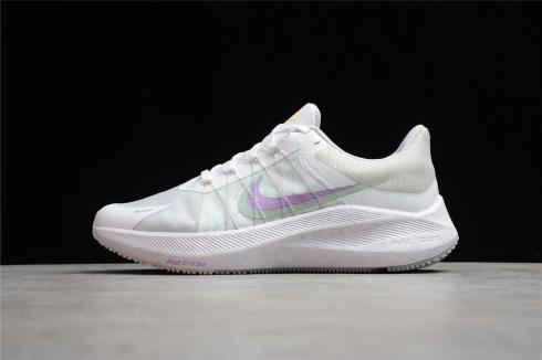 tênis Nike Zoom Winflo 8 cinza branco roxo CW3421-102