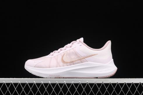 ženske Nike Zoom Winflo 8 bijele ružičaste cipele CW3421-500