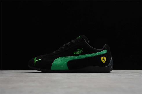 עתיד עור חתול SF x Puma שחור ירוק נעליים 300833-11
