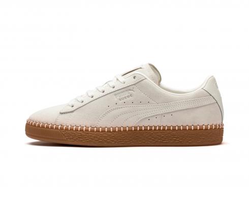 PUMA Suede Classic Chăn Stitch Whisper White Gum Giày Unisex 368903-03