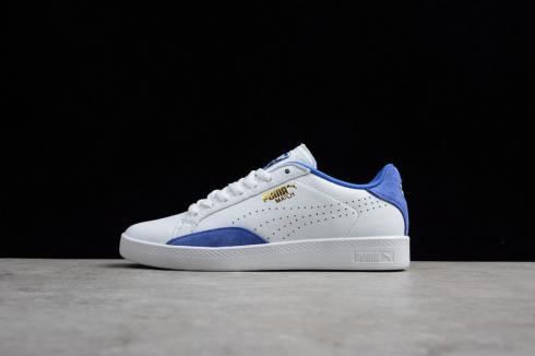 Puma 4 Blanc Bleu Chaussures Pour Femmes Nouvelle Sortie Baskets 357534-14