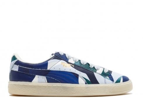 Puma Basket Graphic Careaux 藍色鹵素 Twilight 36343501