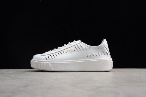 Кроссовки Puma Basket Platform Summer Womens Белые 365190-01